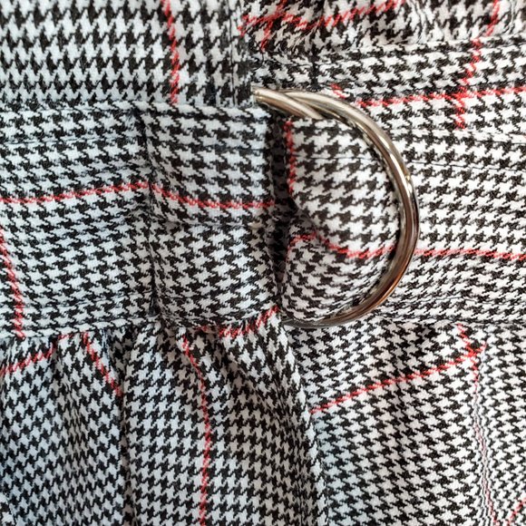 Vintage Just Ducky Houndstooth Blazer Double Ring Belt Size Size 13-14 - Picture 3 of 8